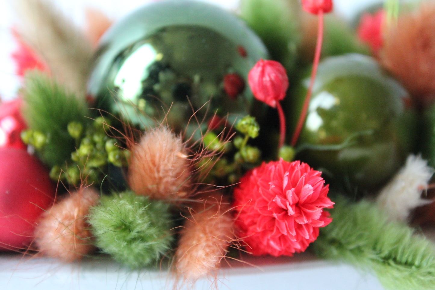 Bloemstuk kerst groen