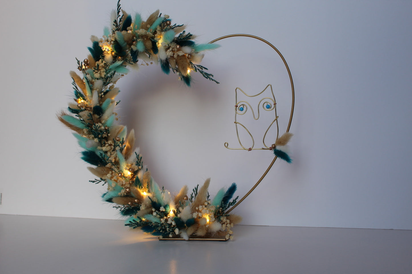 Flowerhoop hart 30cm