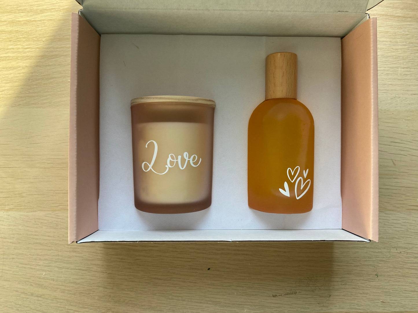 Cadeau set roze