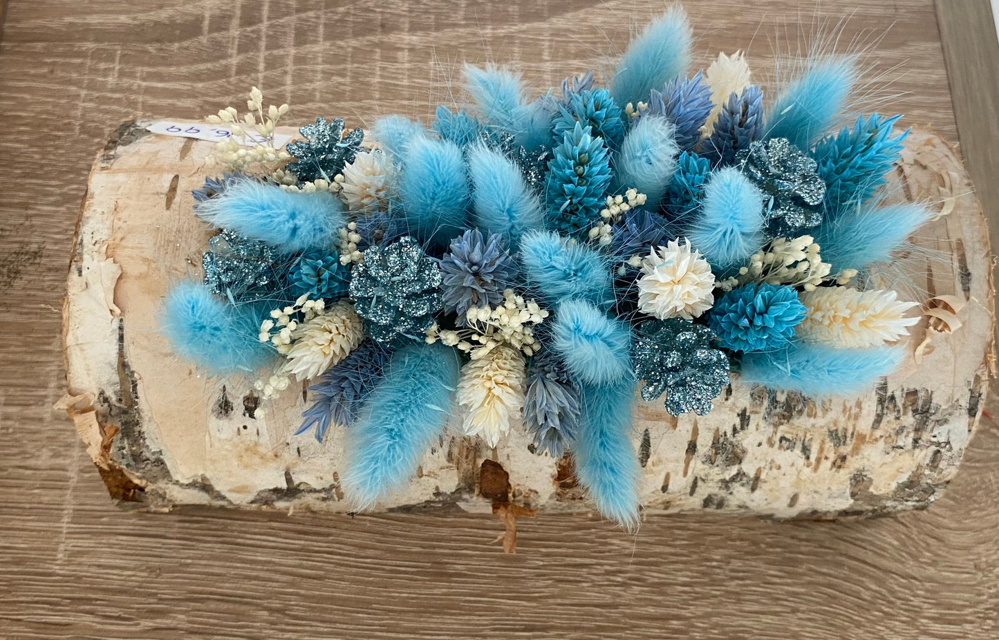 Boomstam blauw