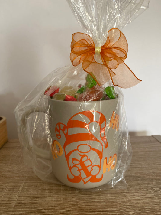 Tas kerst gnoom oranje