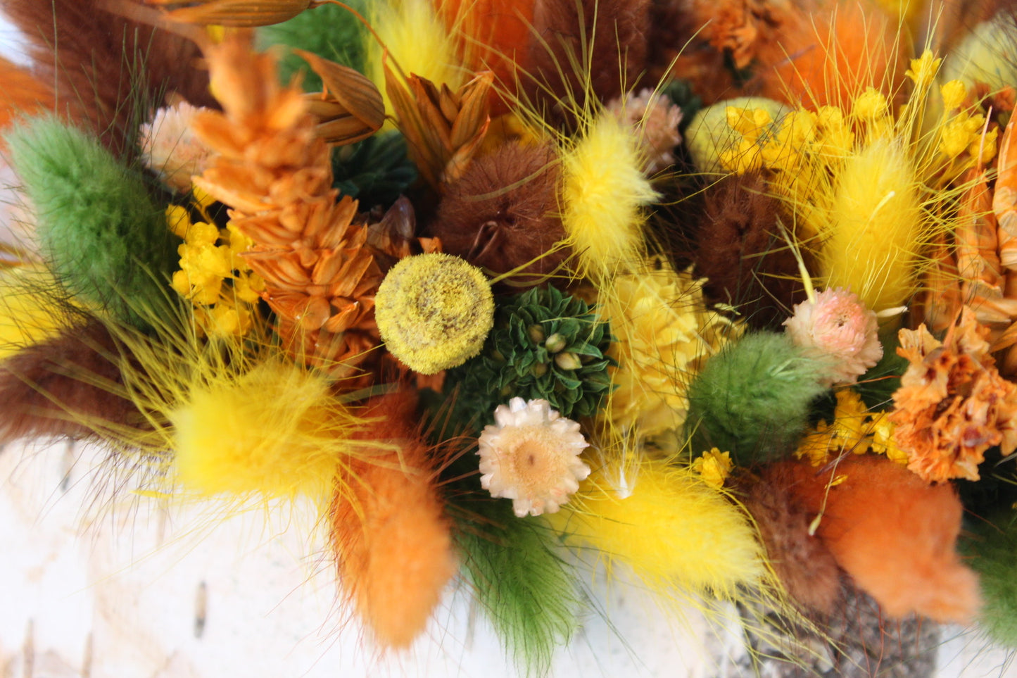 Bloemstuk boomstronk 17cm