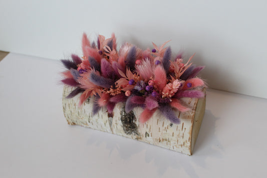 Bloemstuk boomstronk 17cm