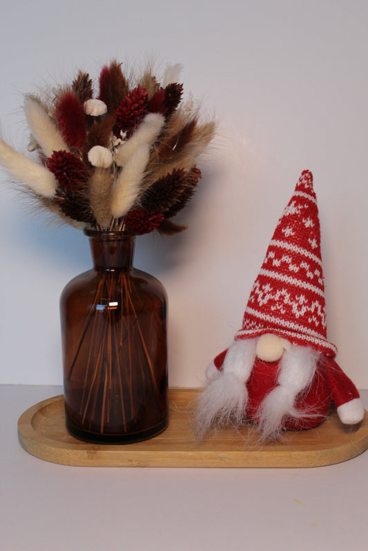 Plankje met gnoom rood