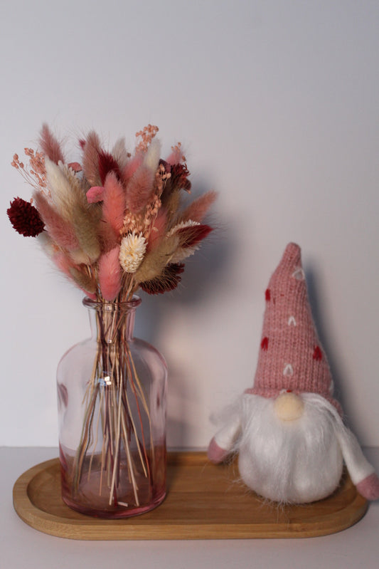 Plankje met gnoom roze