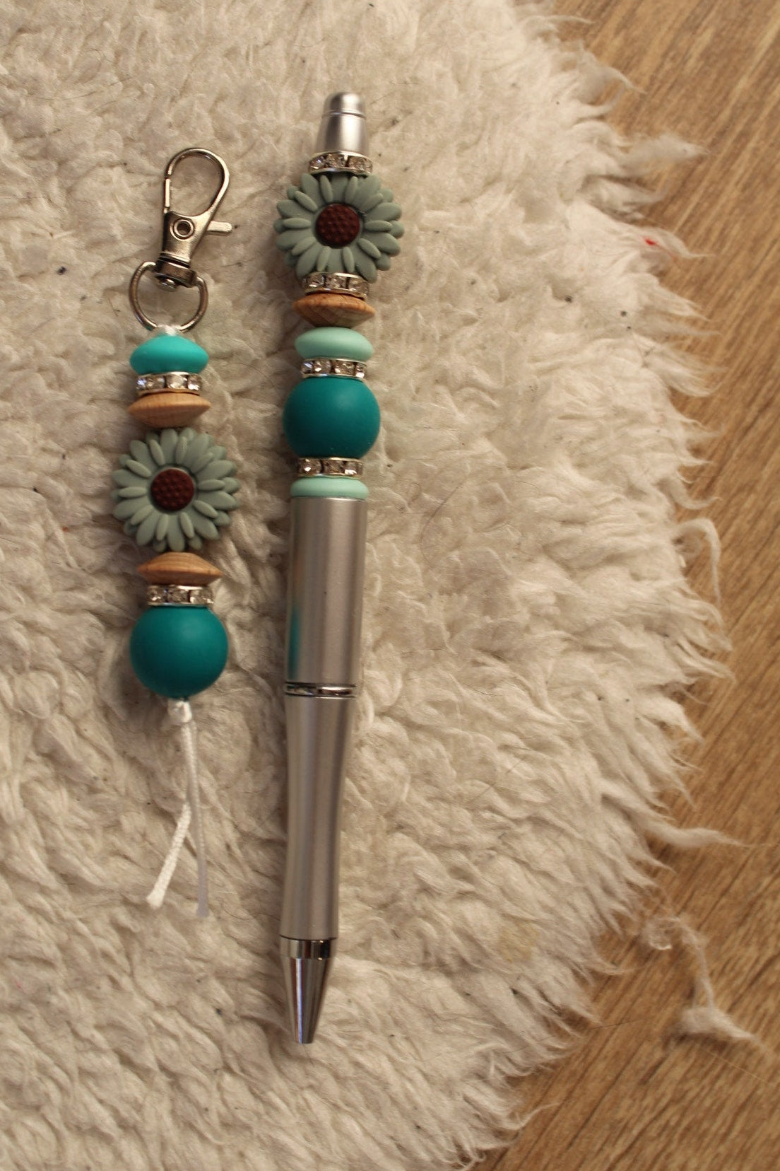 Set pen & sleutelhanger - blauw