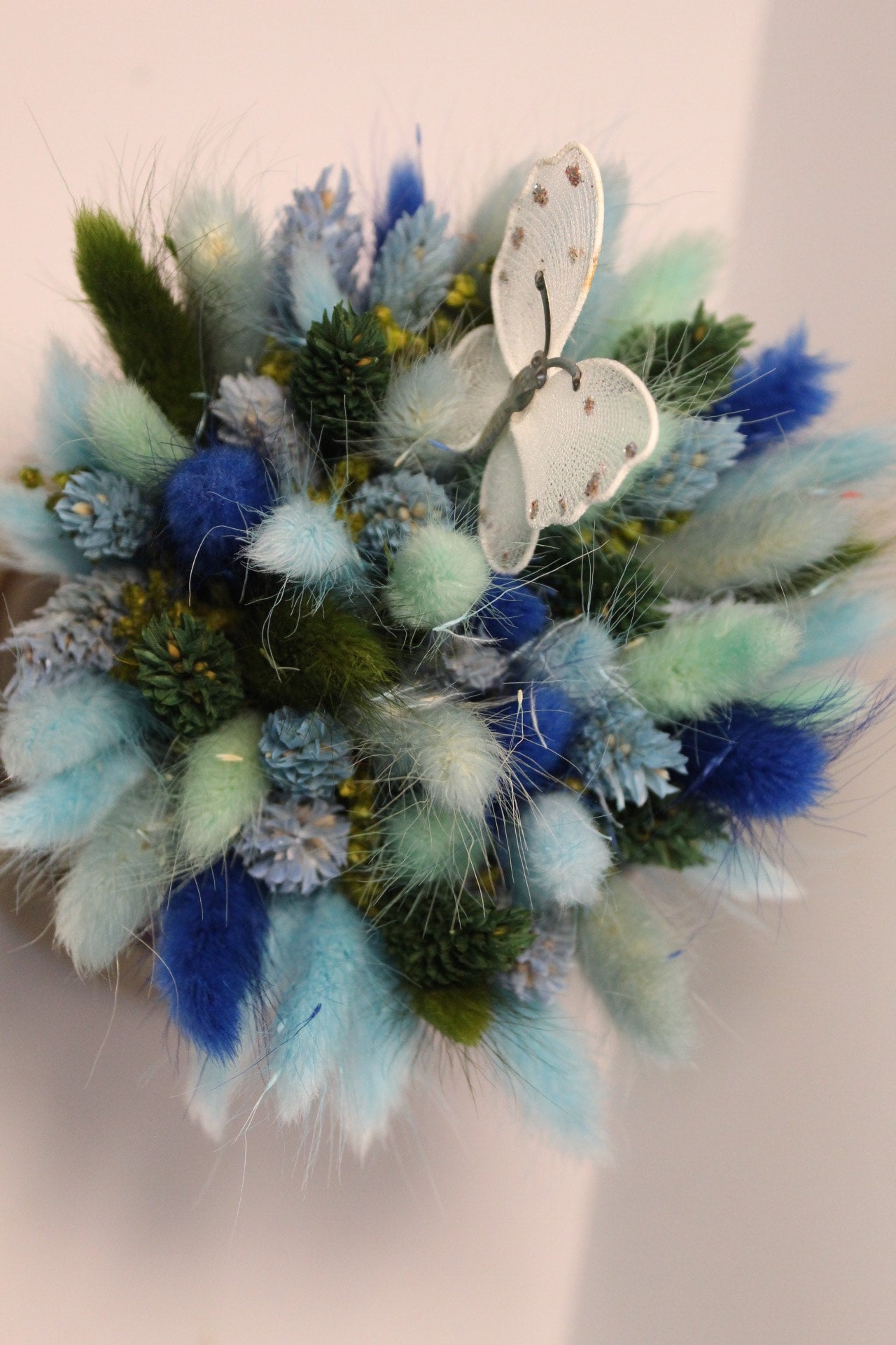 Bloemstuk blauw