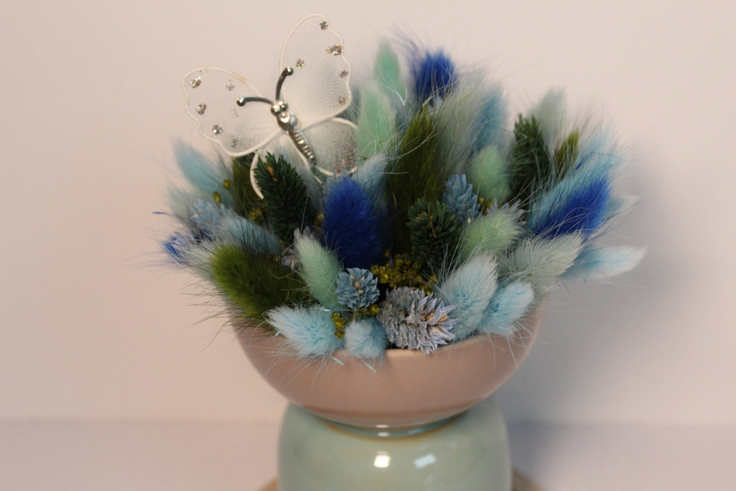 Bloemstuk blauw