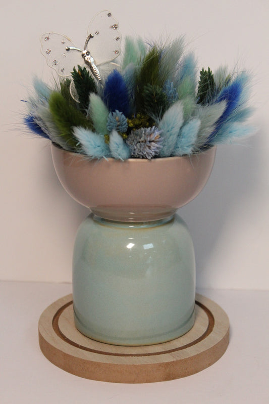 Bloemstuk blauw