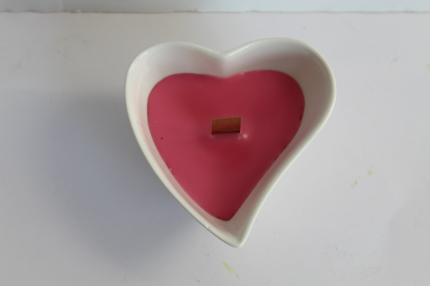 Kaars hart roze