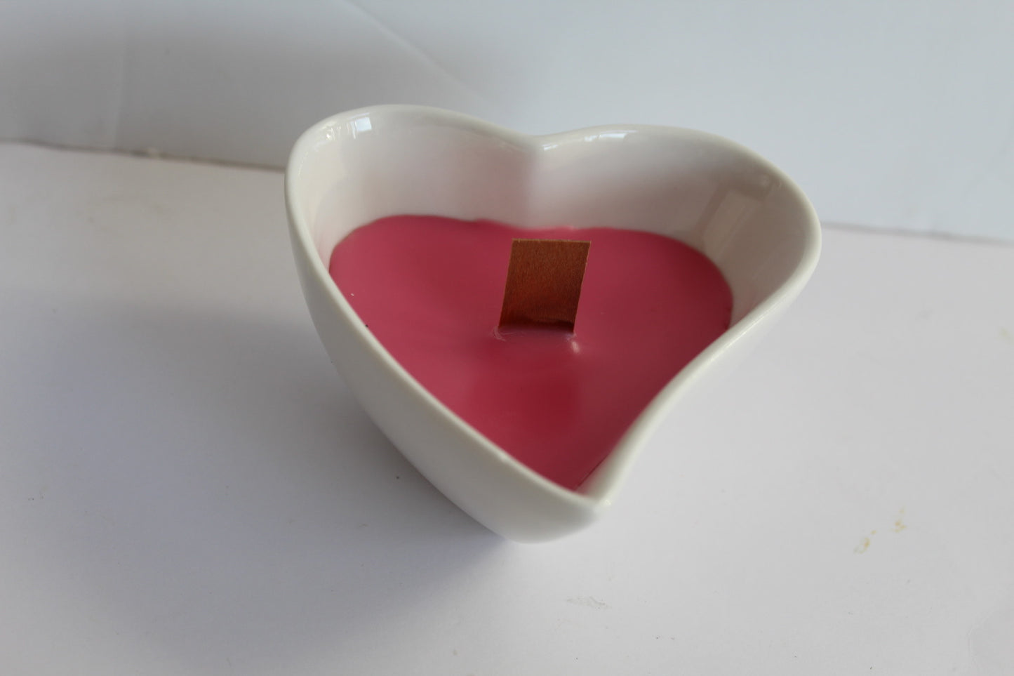 Kaars hart roze