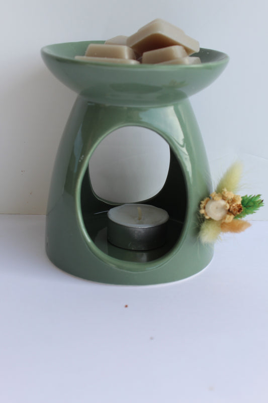 Houder groen met geurblokjes