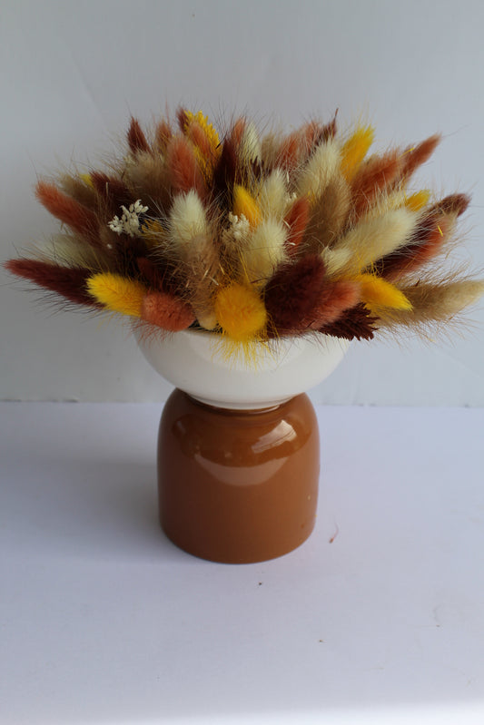 Bloemstuk bruin